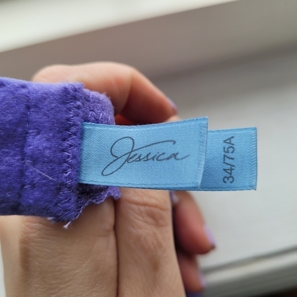 Jessica Simpson pushup purple bra 34/75A - Picture 8 of 9